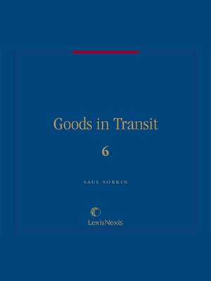 cover image of Goods in Transit